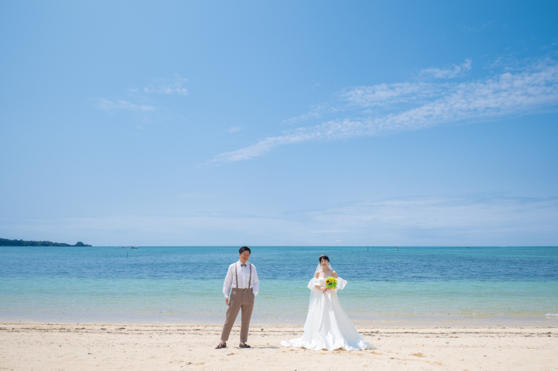 青い海で写真・動画(ドローン付き)のセットプラン