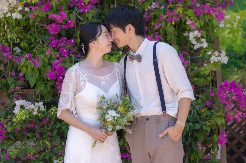 【4Kドローンの写真撮影付き】 フォトウェディングプランL-思い出ムービー付き♪