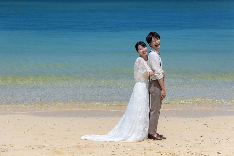 【4Kドローンの写真撮影付き】 フォトウェディングプランL-思い出ムービー付き♪