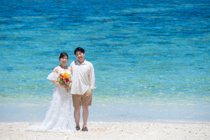 【チャペル&ビーチ】撮影地2箇所付き!沖縄本島挙式風撮影プラン