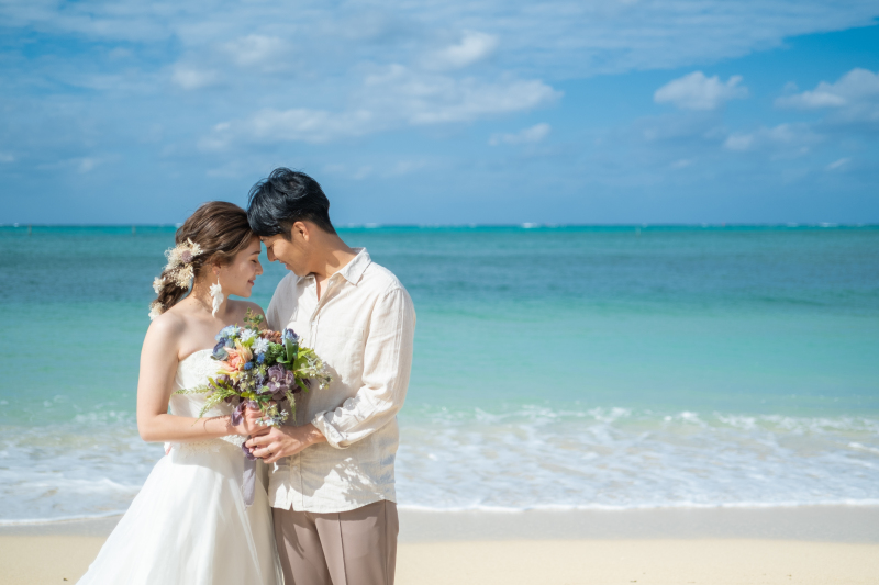 【沖縄の海と森の両方で撮れる!】フォトウェディングプランM -思い出ムービー付き♪
