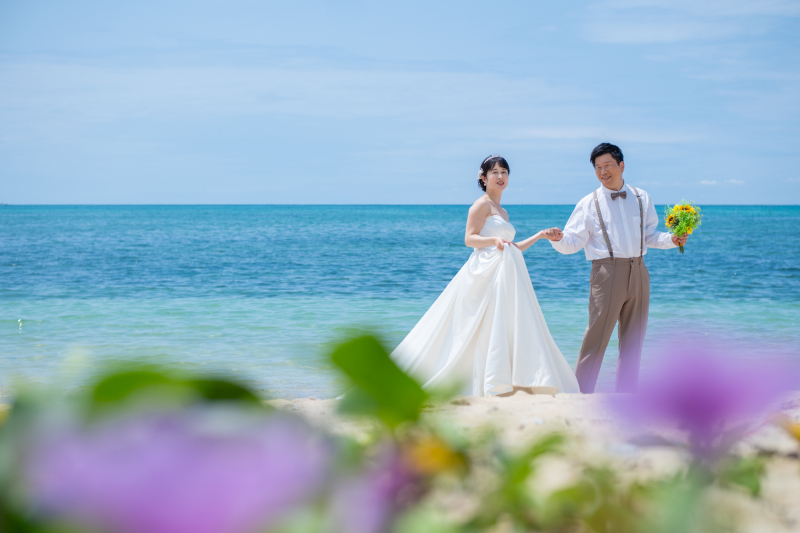 青い海で写真・動画(ドローン付き)のセットプラン