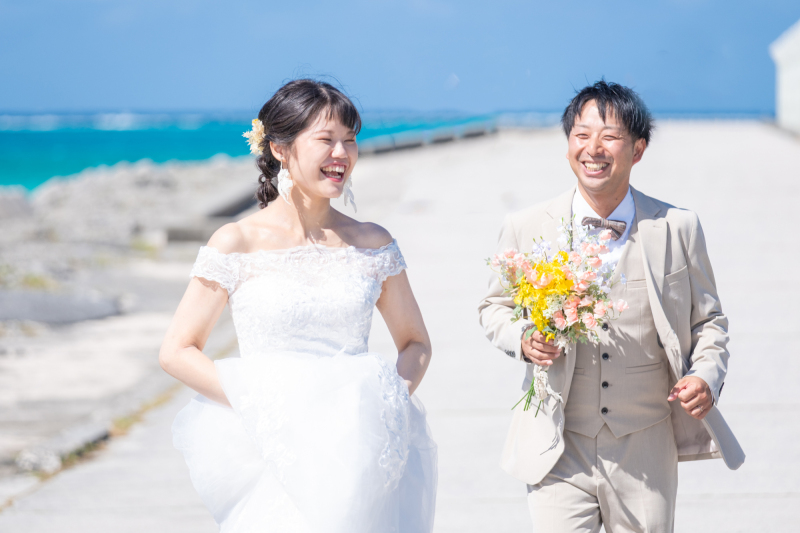 【石垣島・宮古島・与論島限定】沖縄フォトウェディングMプラン
