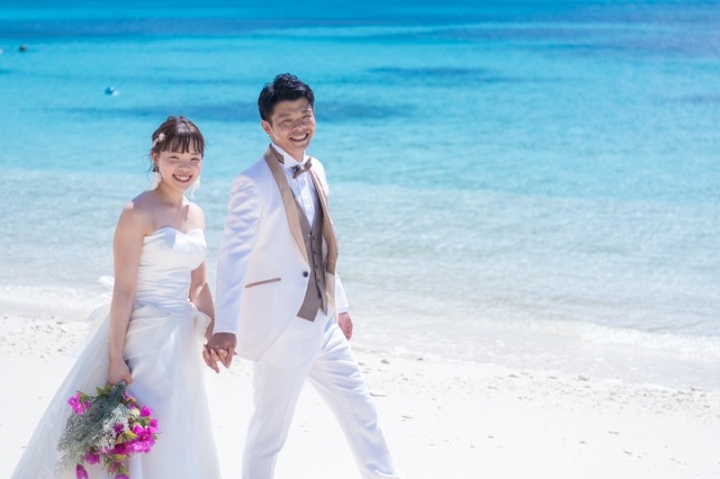 【渡嘉敷島】フォトウェディングM-思い出ムービー付き♪