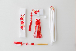 5点セット：白・刺繍