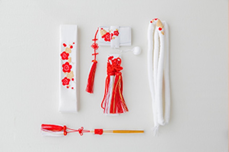 5点セット：白・刺繍