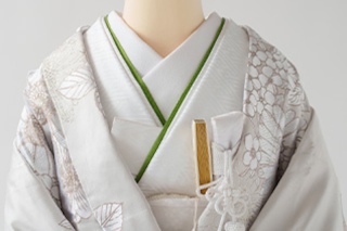 重ね襟：緑