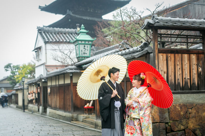 雨の京都も乙