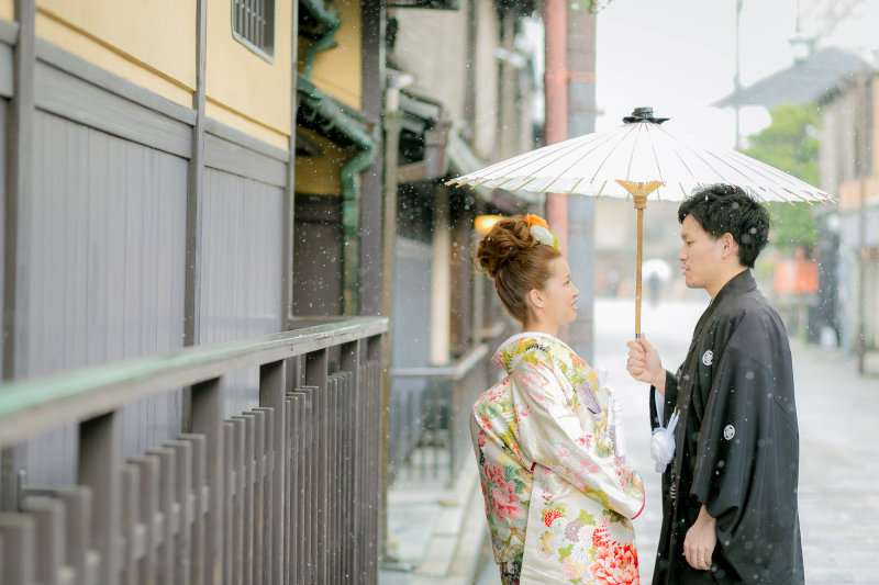 おふたりを美しく演出する祇園♪和婚フォト
