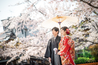 夫婦和合の神様♡吉田神社で和婚フォト