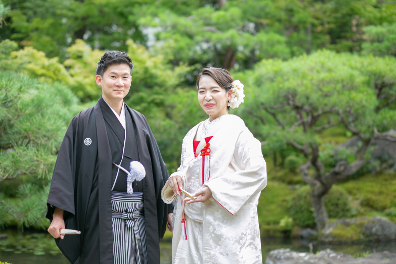 美しい庭園と