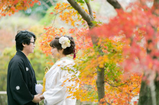おふたりが見つめ合う時間。和婚フォト
