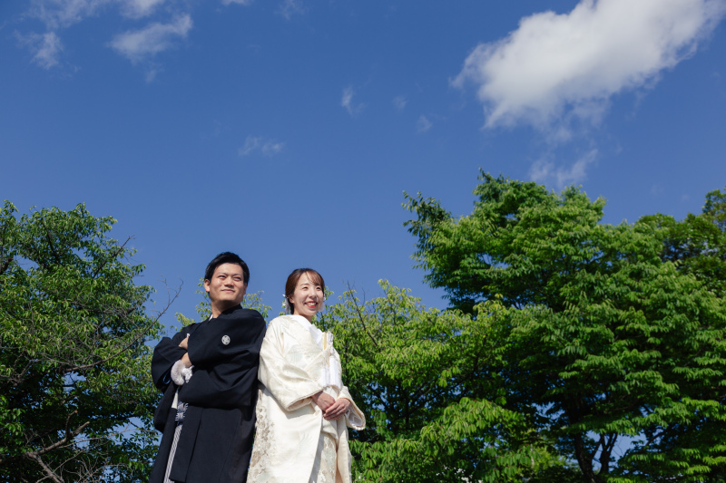 夏の鴨川で爽やかフォト♪