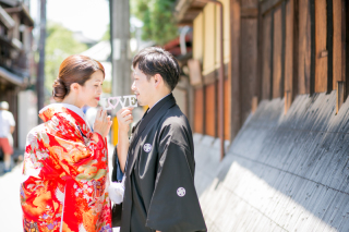 京都をたっぷり味わう♪和婚フォト