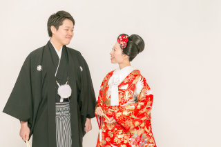 スタジオでしっくりゆったり♪和婚フォト
