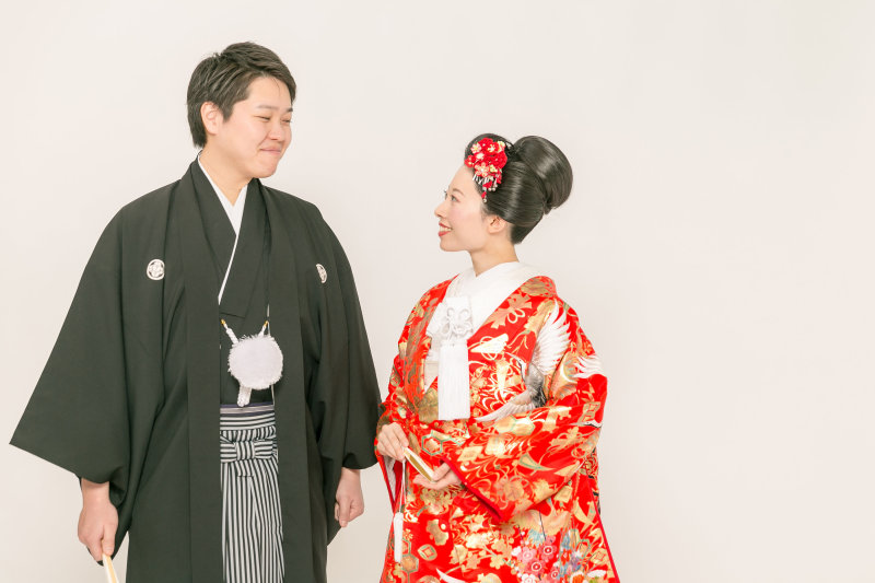 スタジオでしっくりゆったり♪和婚フォト
