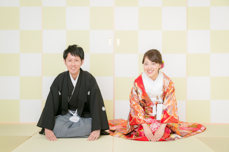 御座敷で