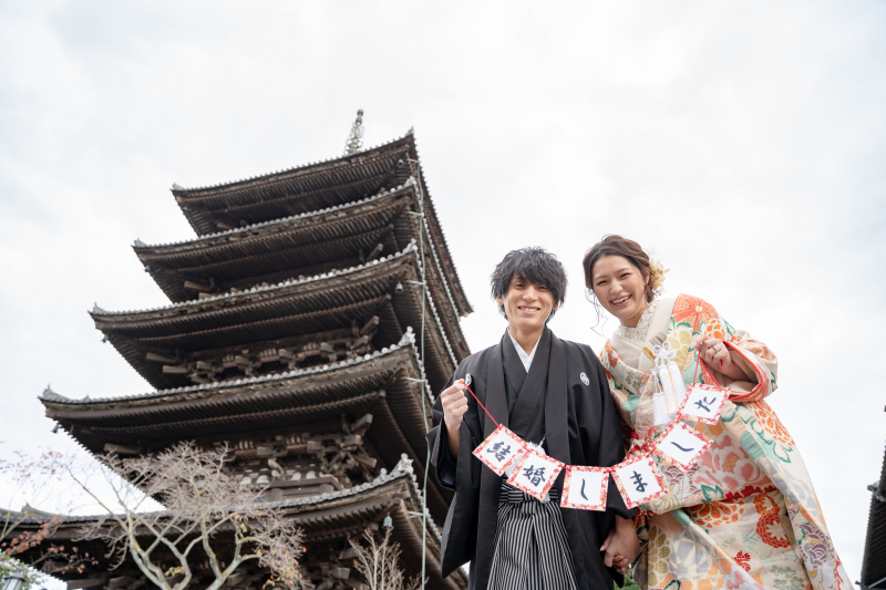 京都を存分に味わう♪和婚フォト。