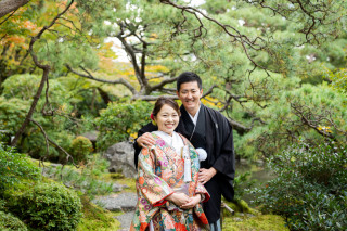 美しい庭園でおふたりらしい一枚を♪