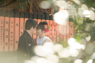 キラキラの光が瞬く♡祇園和婚photo