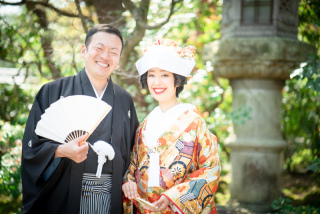 日本髪角隠しで伝統を纏う。京和婚フォト