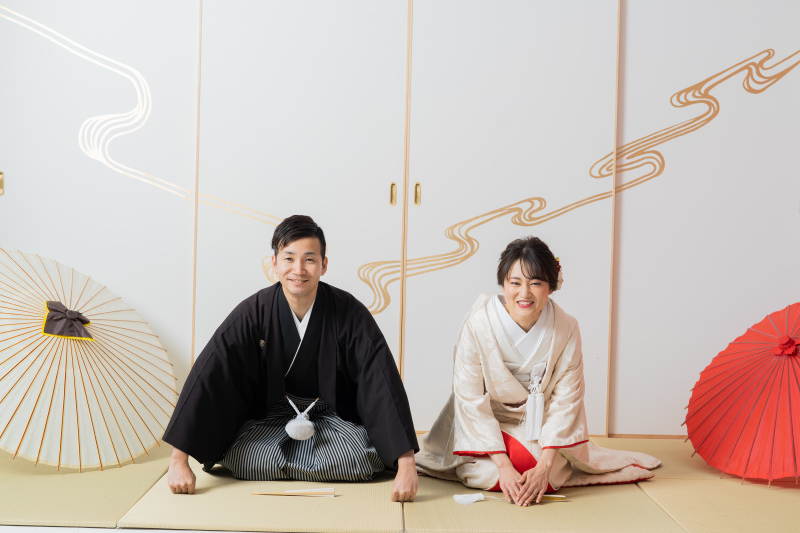 シンプルな和室で