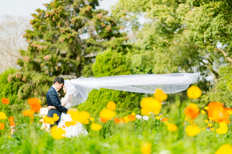 お花畑wedding♡ロマンチックにふたりの世界