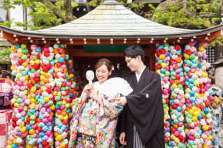 秋を楽しむ♪情緒と京都和婚ロケ