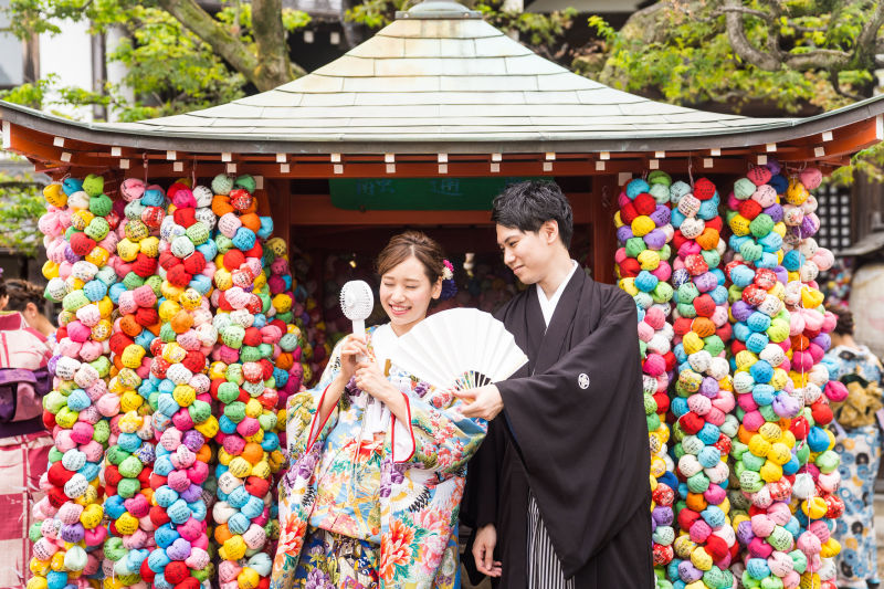 秋を楽しむ♪情緒と京都和婚ロケ