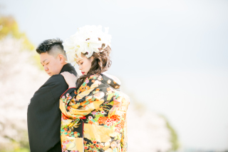 華やかに力強く♡SAKURA和婚