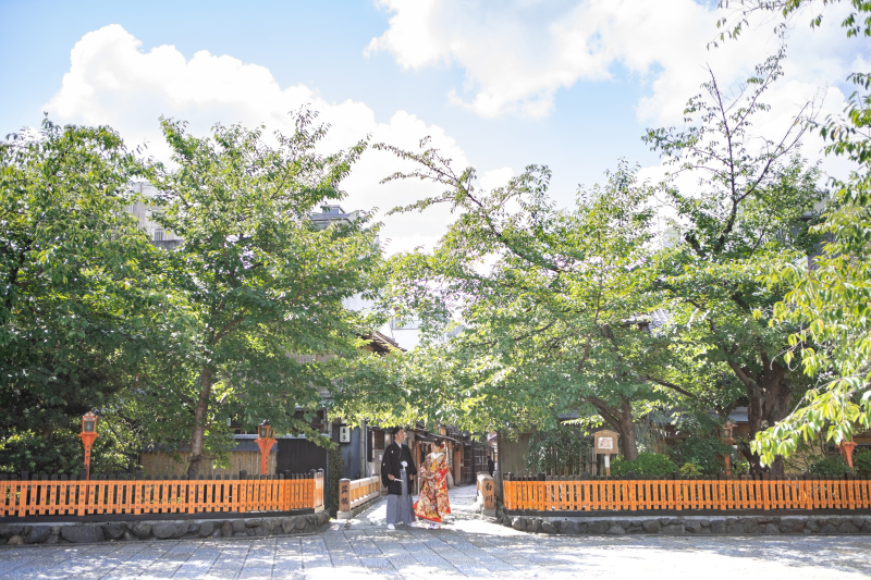 京都の美しい景観と。和婚フォト♪