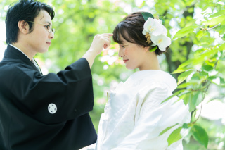 木漏れ日を感じながら♪京和婚フォト。