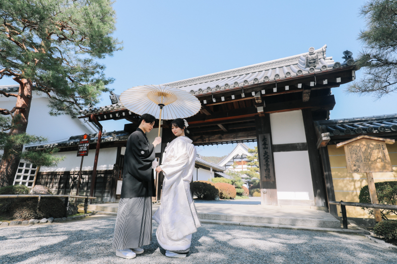 冬の大覚寺撮影