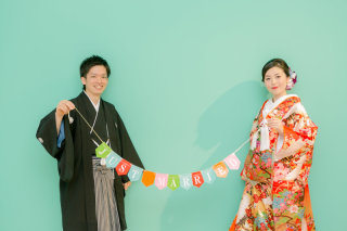 シンプルに自然に♪スタジオ和婚
