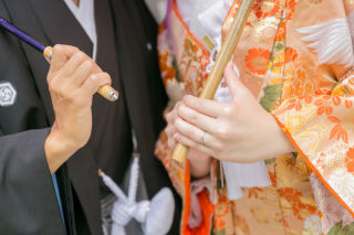ぎゅぎゅっと♡ふたりが寄り添う京都和婚