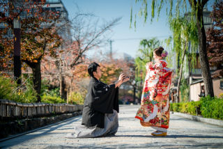 ふたり時間をゆったり味わう♡祇園和婚♪