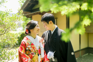 優美な風情♪白河院で和婚フォトロケ