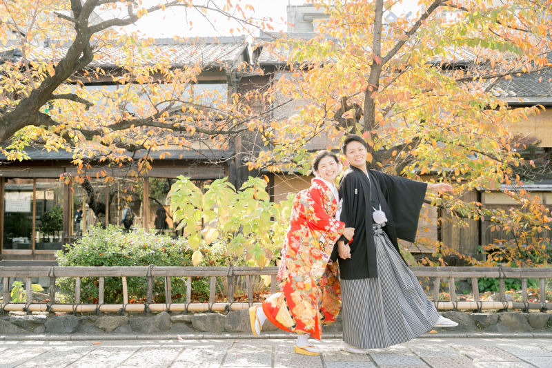 紅葉と