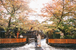 秋の祇園フォト