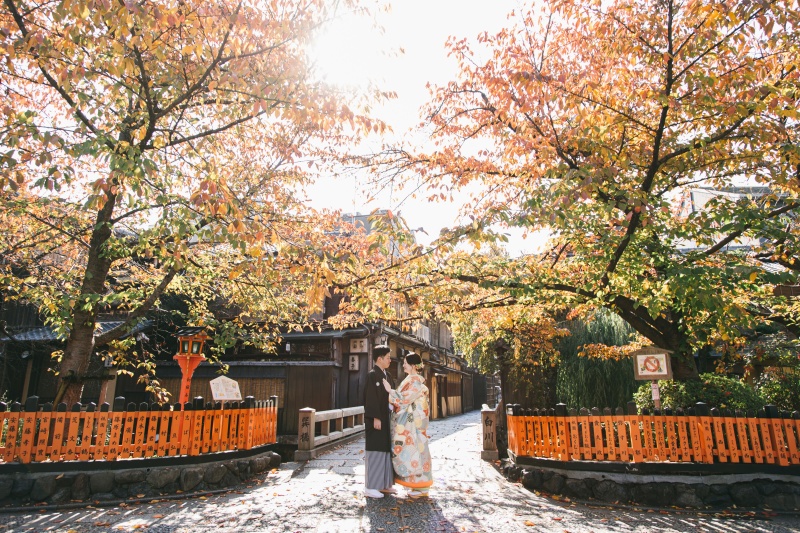 秋の祇園フォト
