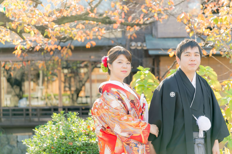 紅葉と