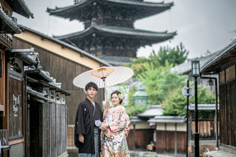 京都の雨♪