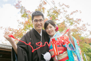 鮮やかな和装姿が煌めく♡ハレノヒ和婚