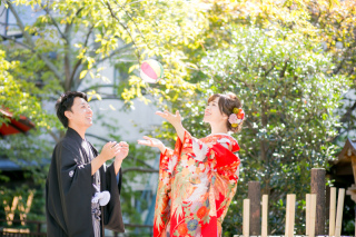 子供心を思い出す♪京和婚でゆるりフォト