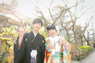 はんなり冬を奏でる♪京都和婚フォト