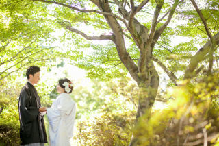 京都の美しい名所で♪和婚フォト。