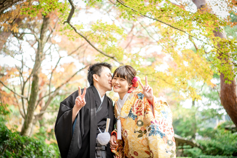 ほっぺにちゅっと♡