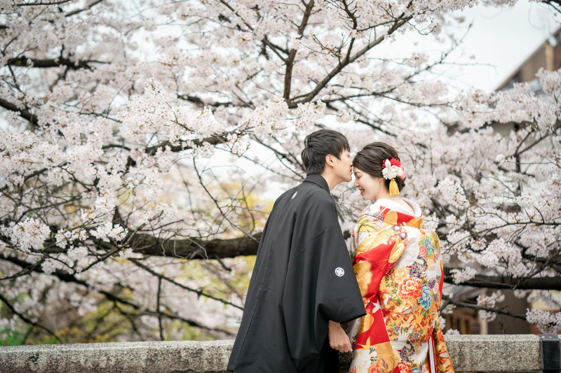 おでこにキス♪