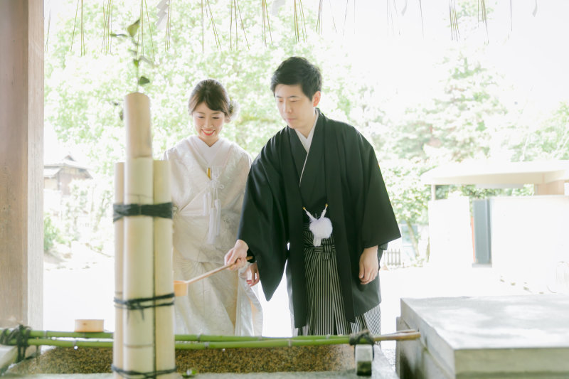 お参り前に