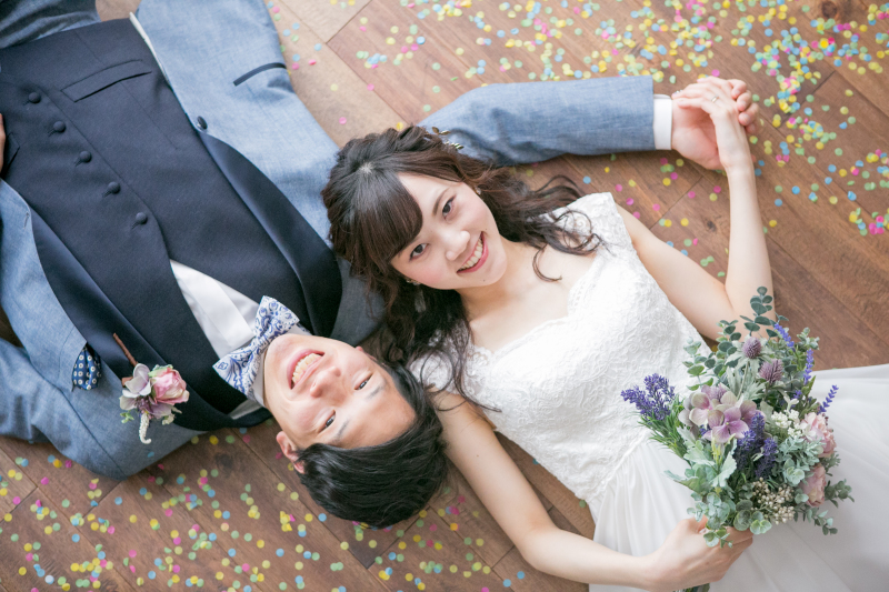 スタジオだからできる♡ふたりらしく婚♪